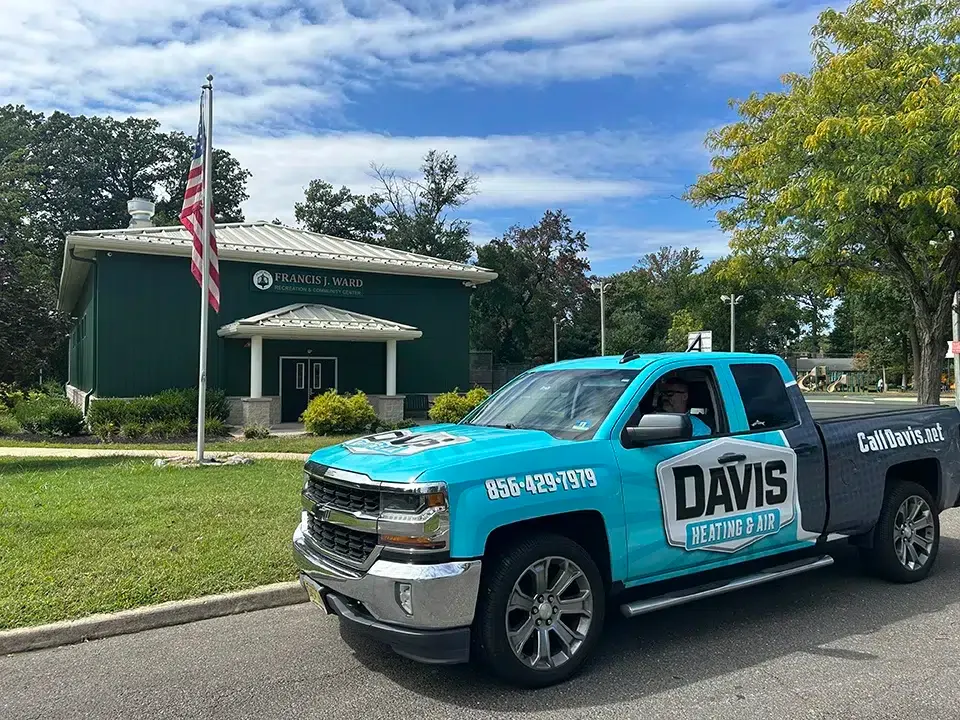 Davis Heating & Air truck in Audobon.