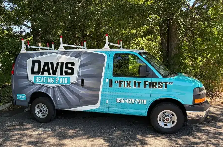 Davis Heating & Air Service truck