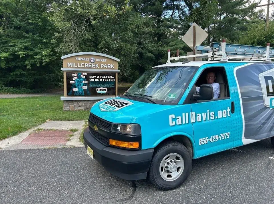 Technician in truck in Willingboro, NJ